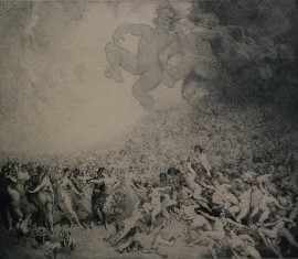 Appraisal: Norman Lindsay - Allegro Vivace th Symphony etching signed and