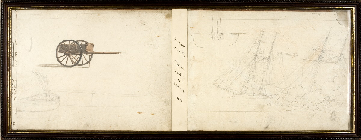 Appraisal: ANTOINE ROUX FRENCH - SKETCHES OF THE U S NAVY