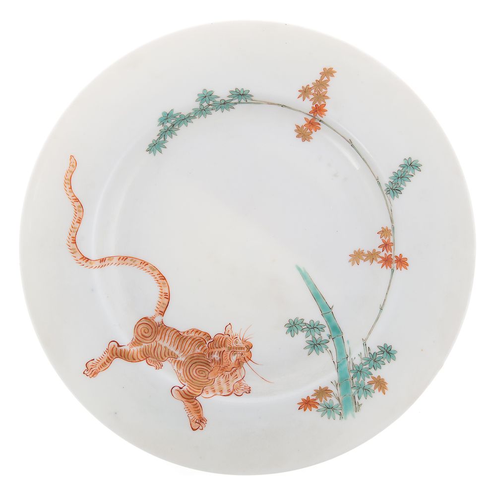 Appraisal: Meissen Kakiemon porcelain plate second quarter- th century tiger bamboo