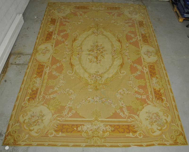 Appraisal: - French Aubusson needlepoint carpet x -