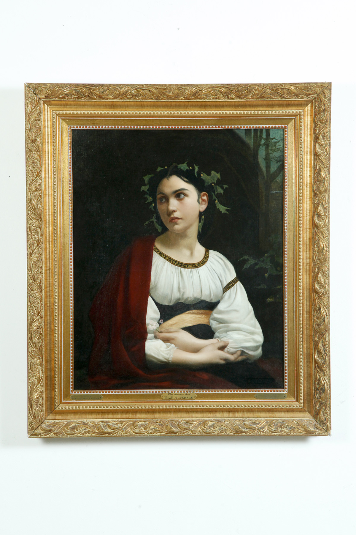 Appraisal: POTRAIT OF A MUSE AFTER WILLIAM ADOLPHE BOUGUEREAU FRANCE ITALY