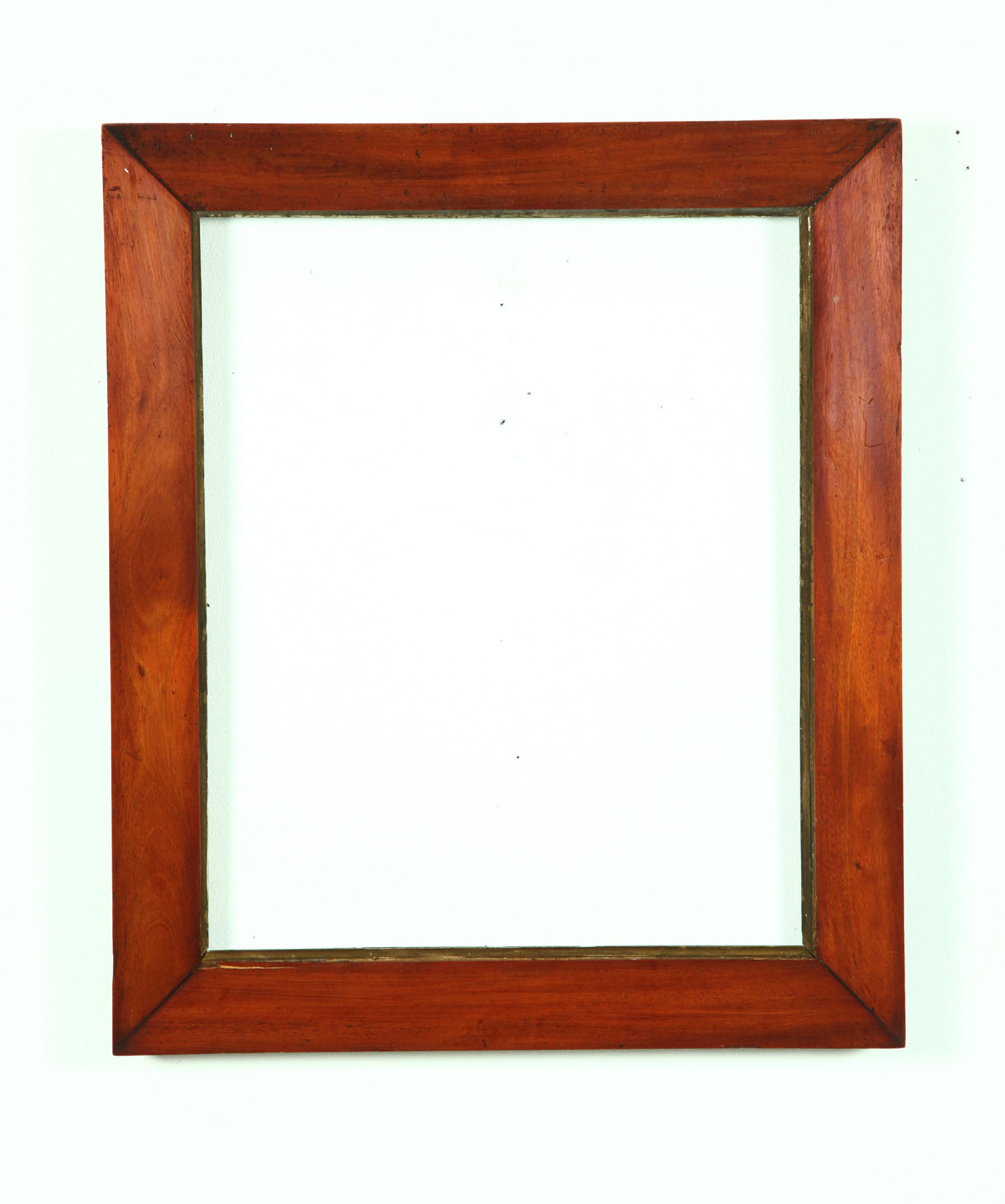 Appraisal: FRAME American ca s Mahogany veneer frame with gilt liner