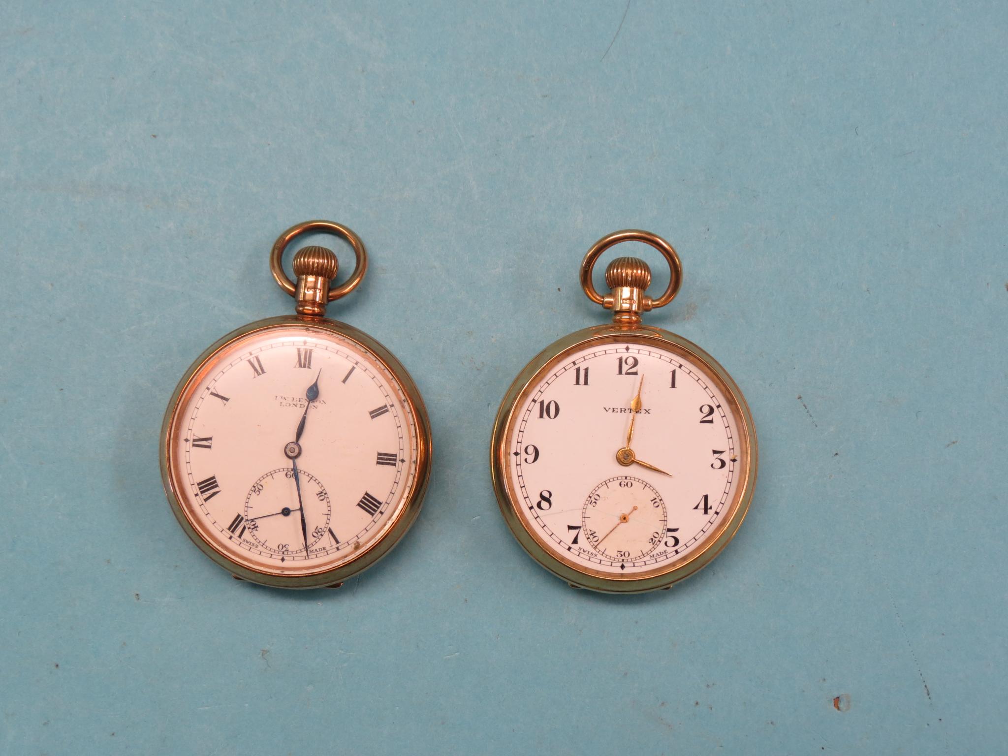 Appraisal: A ct gold pocket watch J W Benson London and