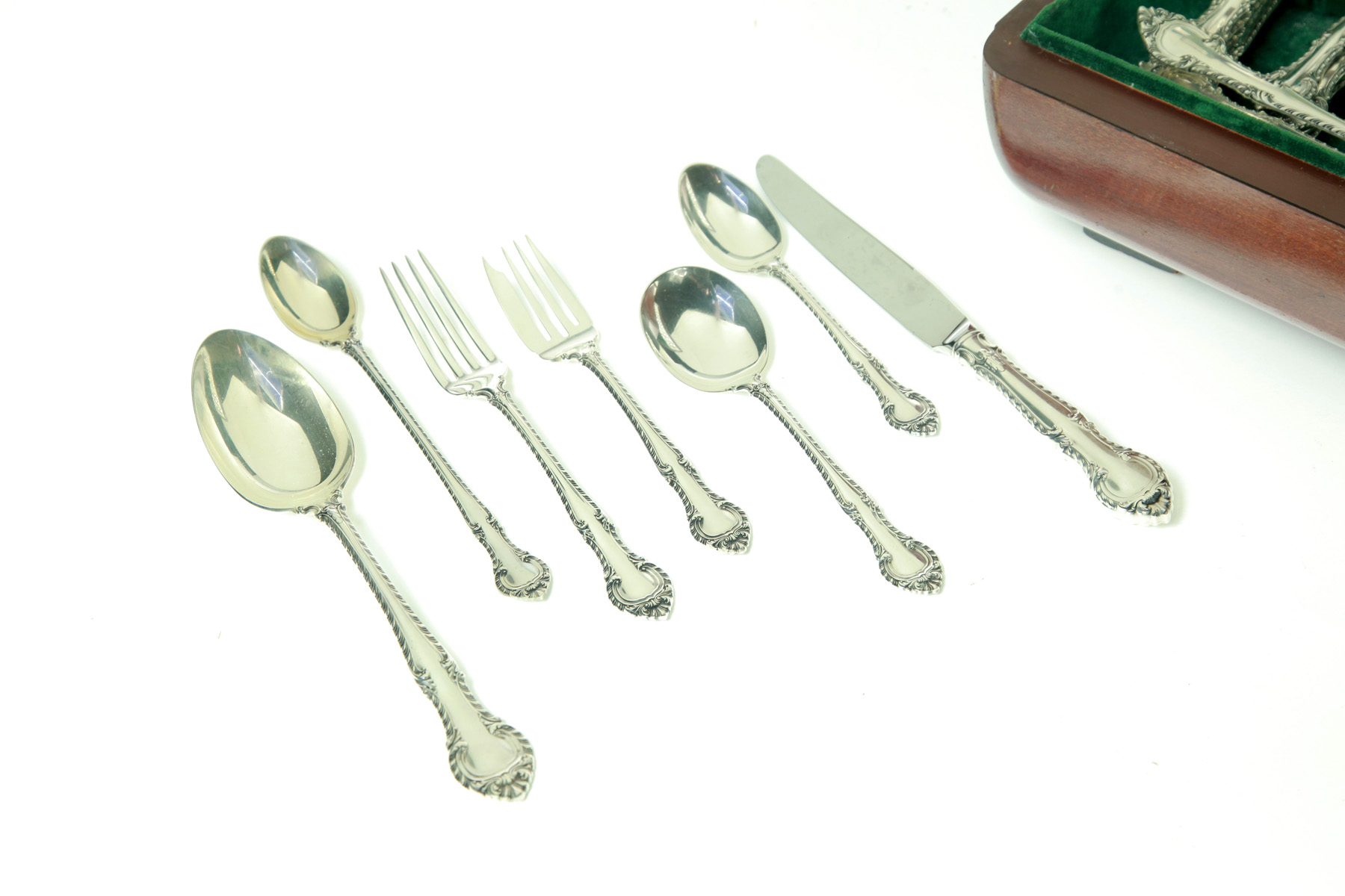 Appraisal: SET OF GORHAM ENGLISH GARDEN STERLING FLATWARE American mid th