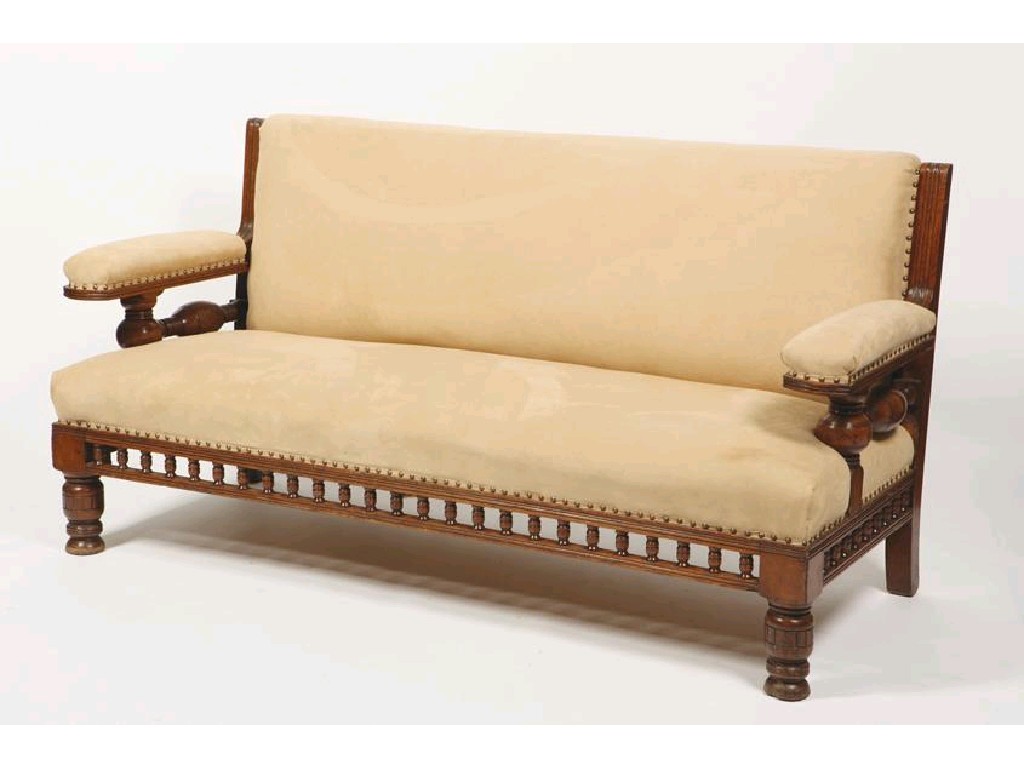 Appraisal: ATTRIBUTED TO DOVETON BIRD HULL A GEORGE WALTON STYLE SOFA