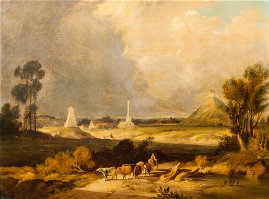 Appraisal: Sale Lot Alexander Fraser Sr Scottish - Landscape with Architecture