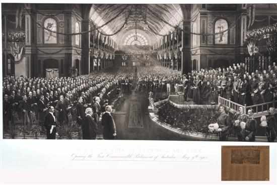 Appraisal: CHARLES NUTTALL - Opening of the First Commonwealth Parliament of