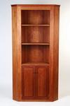 Appraisal: CORNER CUPBOARD - Contemporary solid cherry single piece open top