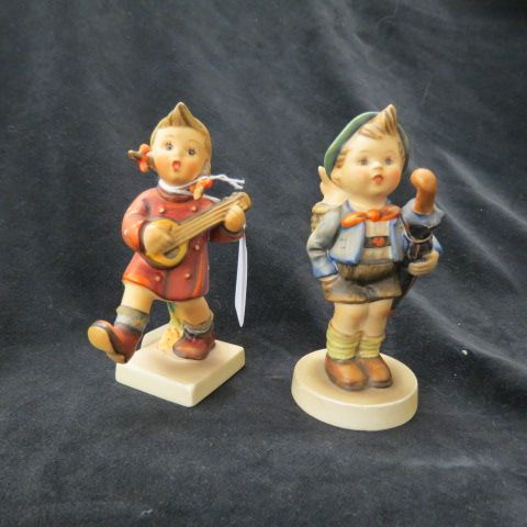 Appraisal: Hummel Figurines Home From Market O stylized bee Happiness stylized