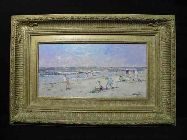 Appraisal: Neik Van Der Plas b Dutch oil on panel painting