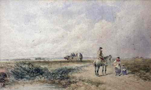 Appraisal: Circle of David Cox - - Watercolour - Landscape with