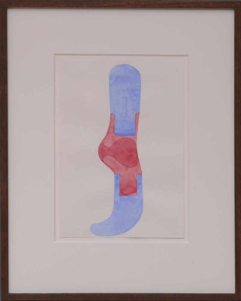 Appraisal: ATTRIBUTED TO PETER SORIANO ABSTRACT Watercolor on paper unsigned x