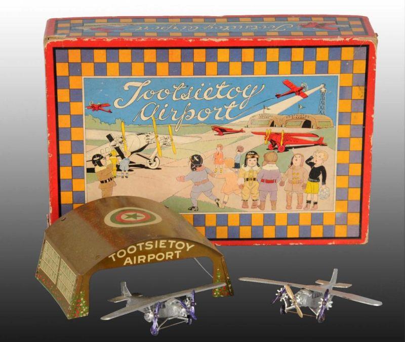 Appraisal: Tootsie Toy Die-Cast Airport Set in OB Description Includes original