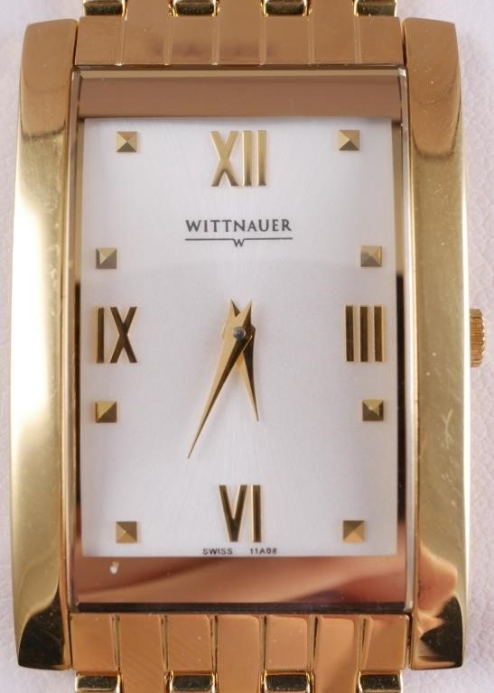 Appraisal: Vintage Wittnauer Orpheum Ovation A mens gold tone watch From