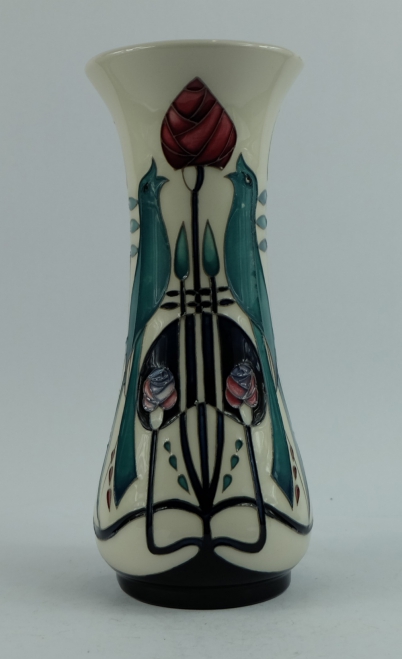 Appraisal: Moorcroft vase decorated in the Arts and crafts songbirds design