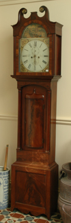 Appraisal: A VICTORIAN MAHOGANY LONGCASE CLOCK The dial signed Jo Golder