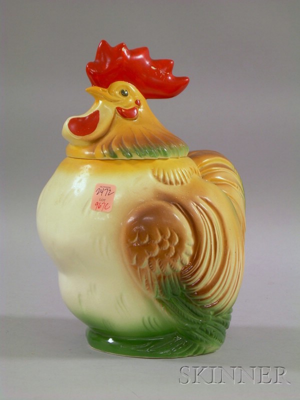 Appraisal: Sierra Vista Ceramic Rooster Cookie Jar