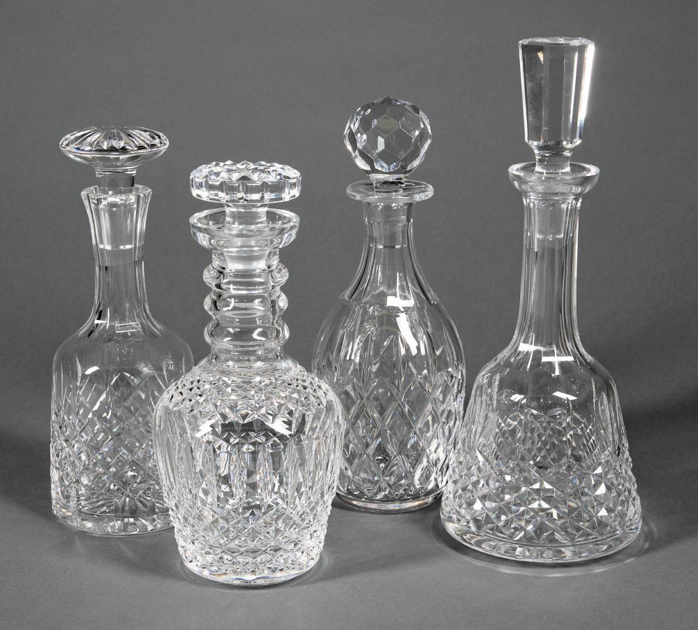 Appraisal: Group of Cut Crystal Decanters incl Waterford Royal Doulton and