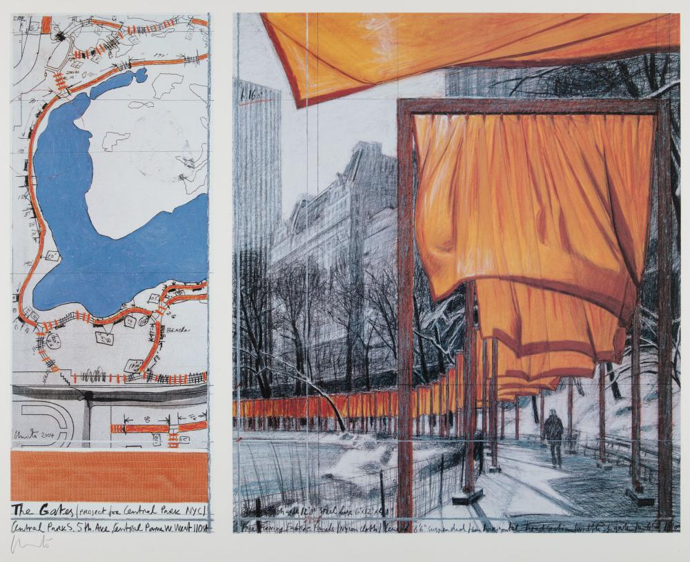 Appraisal: Christo Javacheff Bulgarian American - The Gates Project for Central