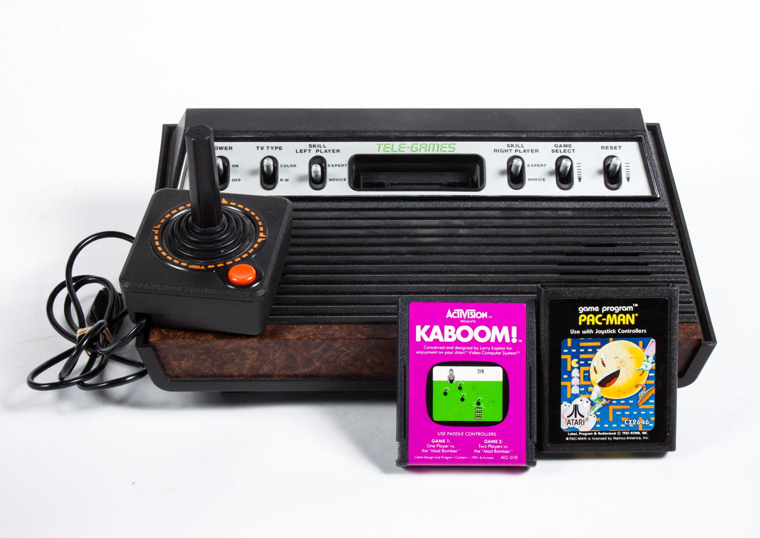 Appraisal: Tele-Game console with game cartridges Sears' version of Atari includes