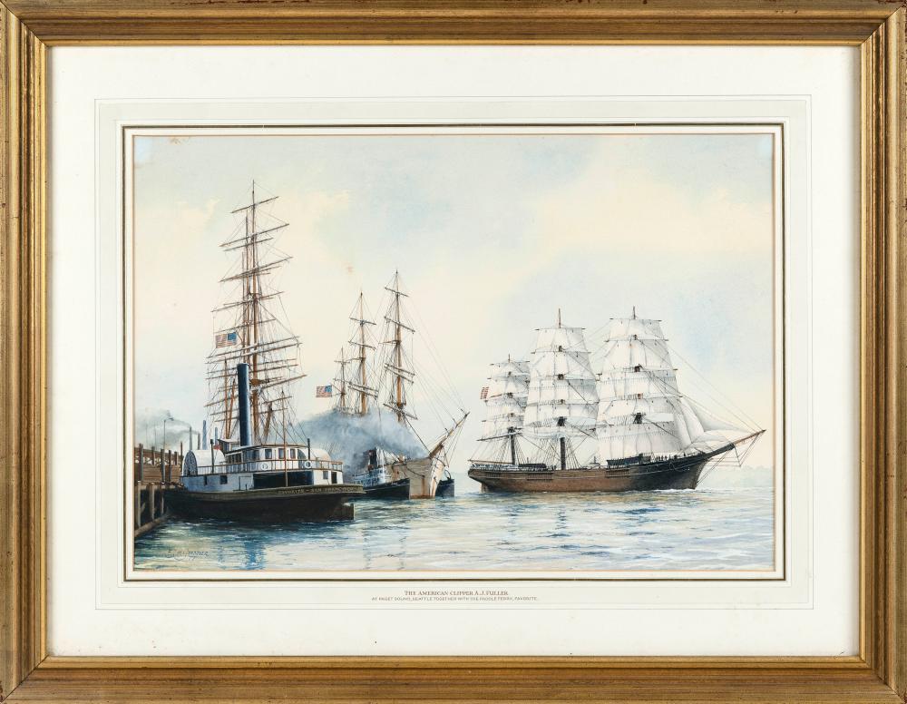 Appraisal: FRANK JOSEPH HENRY GARDINER UNITED KINGDOM B THE AMERICAN CLIPPER