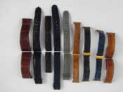 Appraisal: About eight watch straps