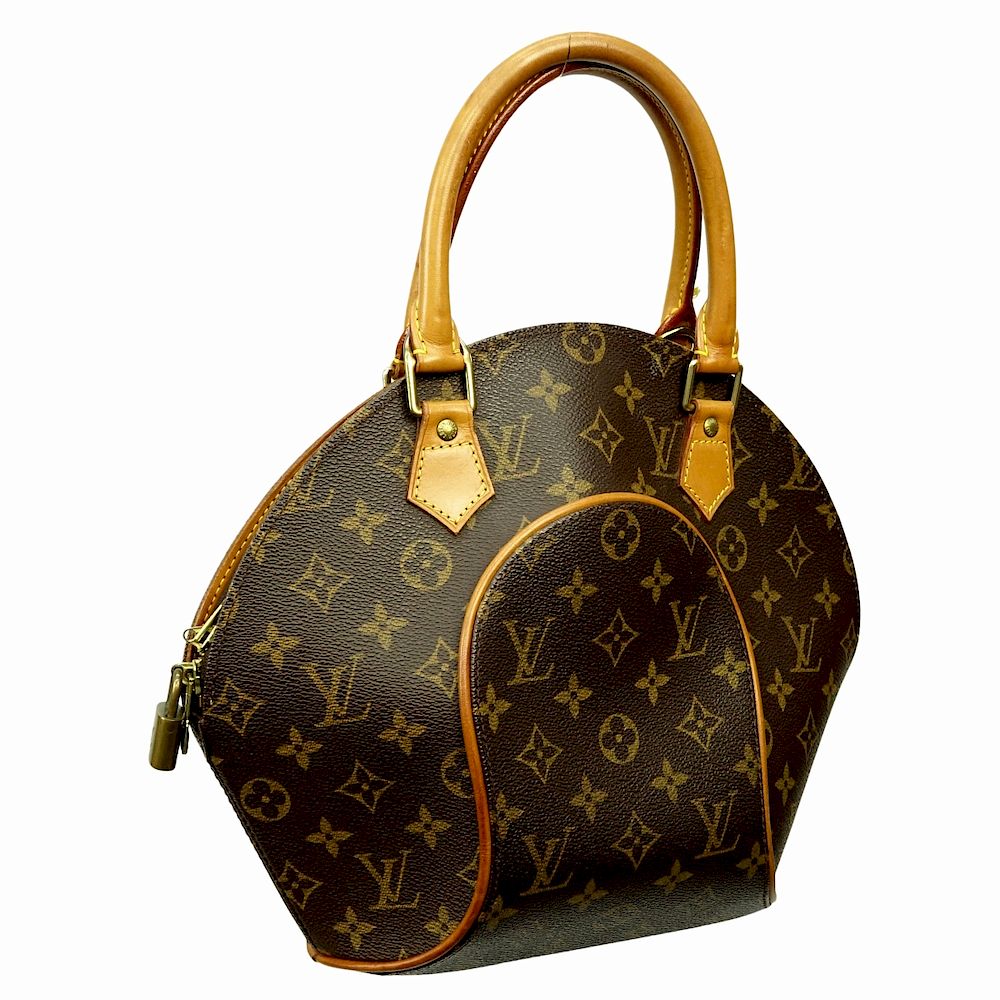 Appraisal: Louis Vuitton Brown Canvas Monogram Ellipse PM Bag Louis Vuitton