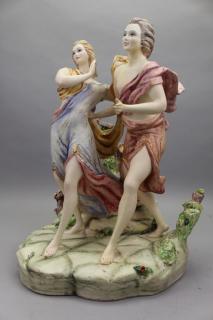 Appraisal: th C Italian Porcelain Figural Grouping th C Italian Porcelain