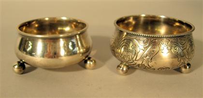 Appraisal: Group of six Russian silver table articles various makers moscow