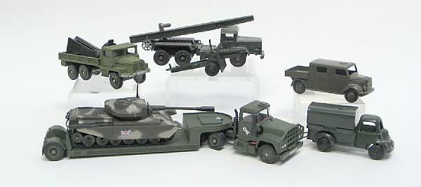 Appraisal: Military Diecast Vehicles Lot of British and French rd scale