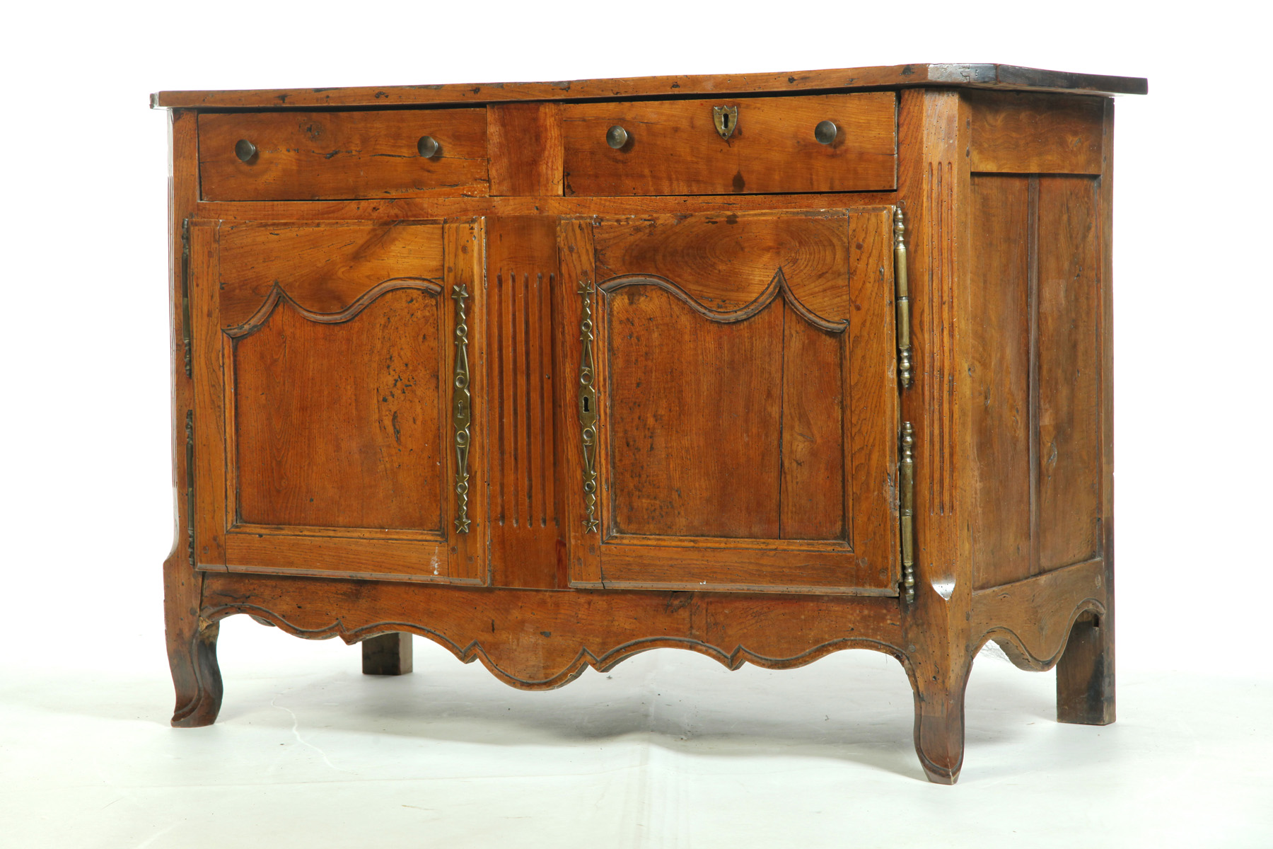 Appraisal: EUROPEAN LOW CABINET Second half- th century mixed woods Chamfered