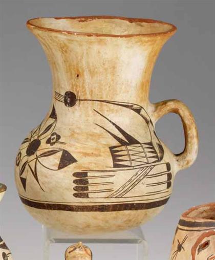 Appraisal: Hopi polychrome pitcher H in PROVENANCE From the collection of