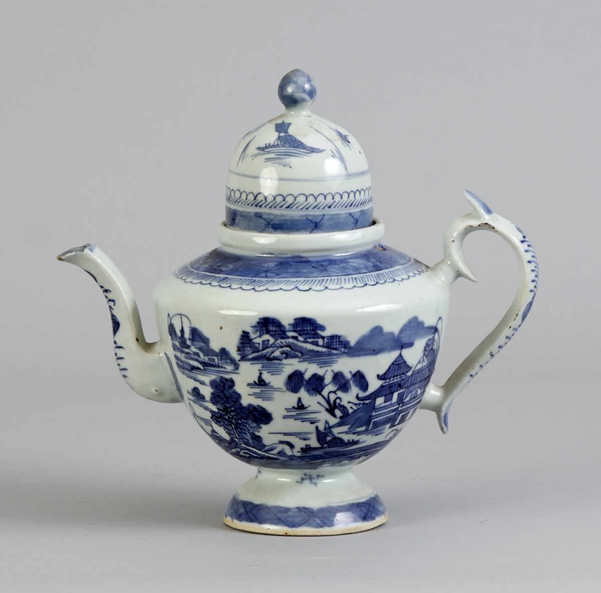 Appraisal: Canton Tea Pot Nick to spout Ht ''E