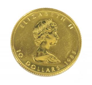 Appraisal: CANADIAN MAPLE LEAF DOLLAR GOLD COIN Canadian Maple Leaf dollar