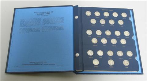 Appraisal: WHITMAN CLASSIC ALBUM OF MERCURY DIMES Including -D and -D