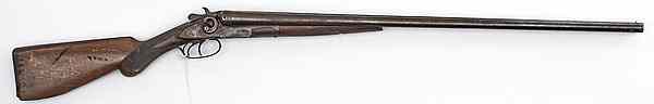 Appraisal: Remington Model Double-Barrel Shotgun gauge Damascus barrels S N Blue