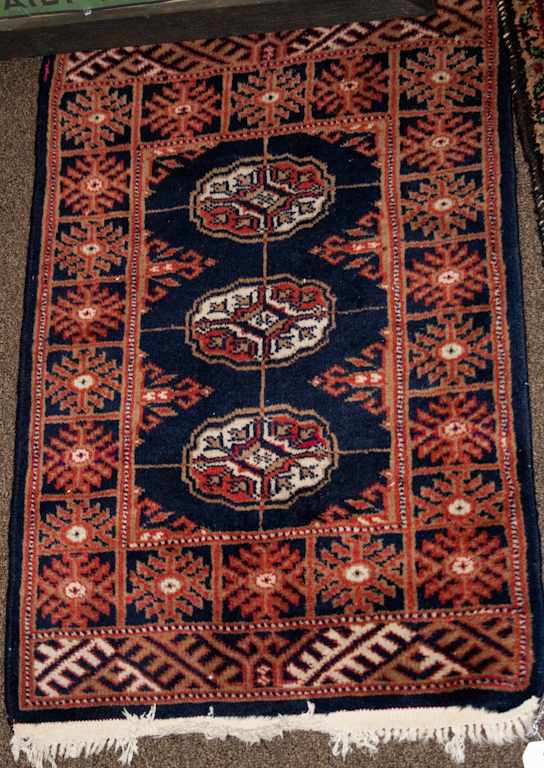 Appraisal: Pakistani Bohkara rug x Estimate - No condition report supplied