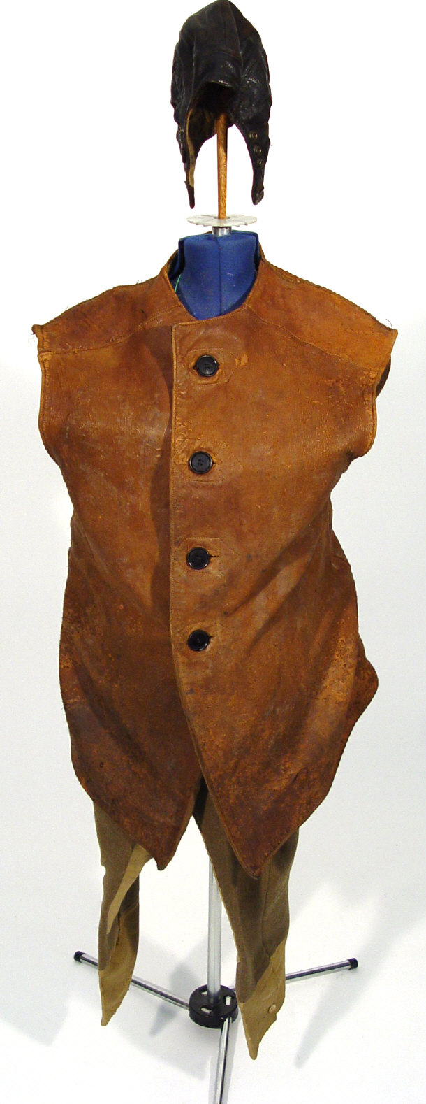 Appraisal: World War II military leather jerkin dated together with a