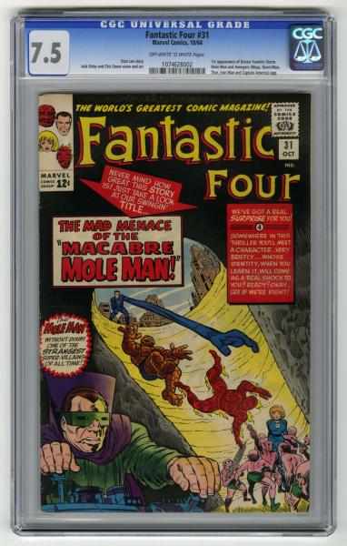 Appraisal: Fantastic Four CGC Marvel Comics Click for full description