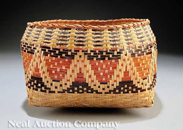 Appraisal: A Chitimacha Single Weave Basket attributed to the Darden Family