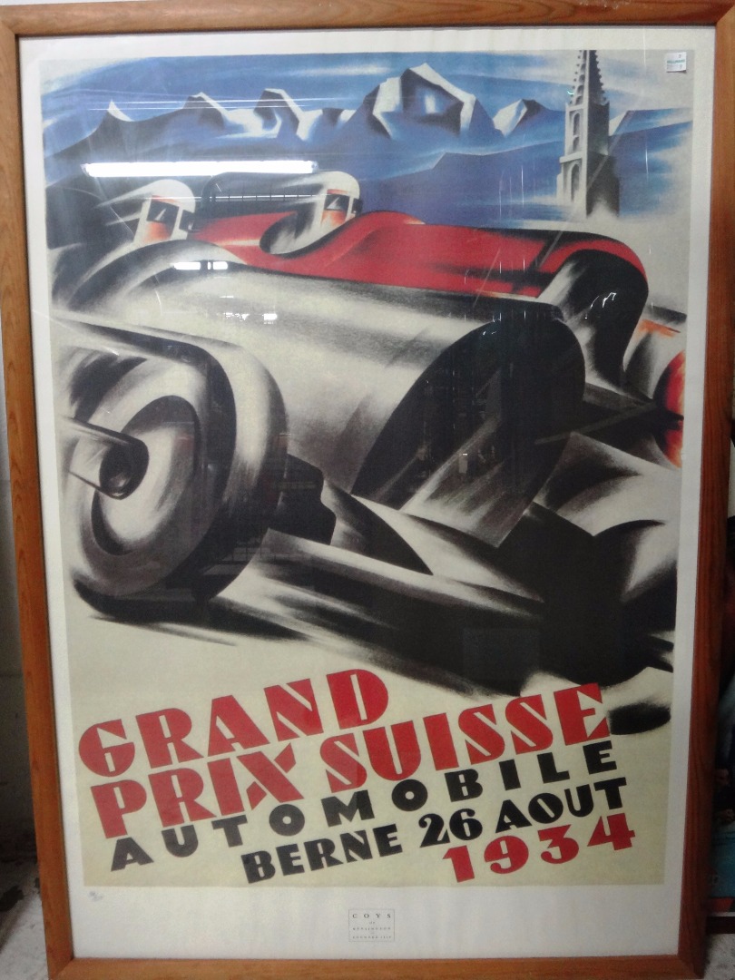 Appraisal: A limited edition reprint of 'Grand Prix Suisse ' cm