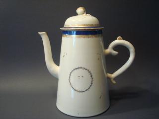 Appraisal: ANTIQUE Chinese Large light tower teapot th C high ANTIQUE