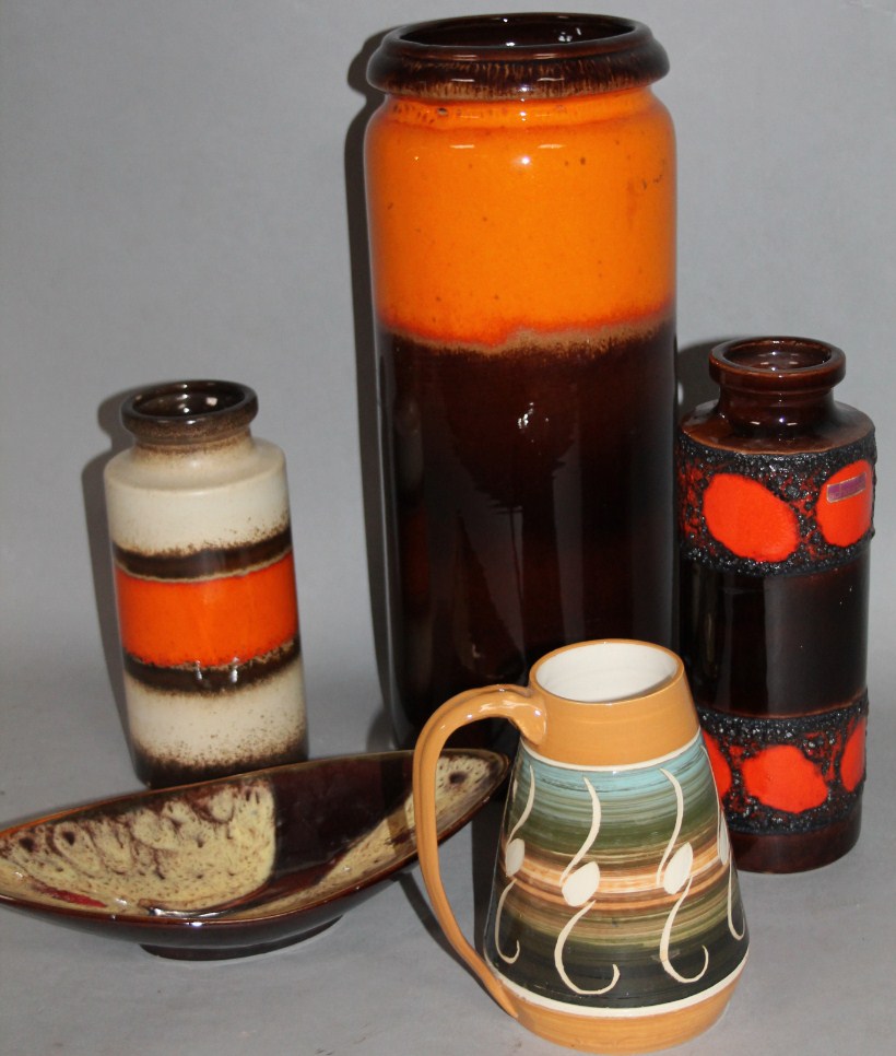 Appraisal: Various lava pottery West German and other etc to include