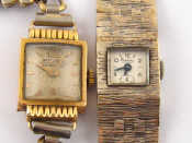 Appraisal: A carat gold lady's wrist watch on integral bricklink bracelet