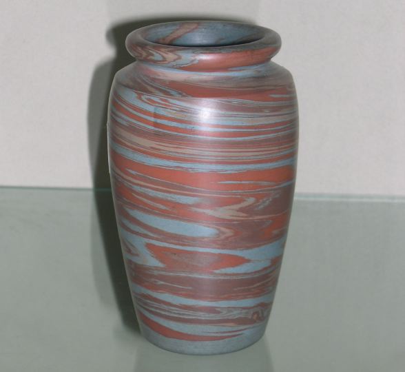 Appraisal: Good Niloak Pottery Mission Line Vase of small baluster form