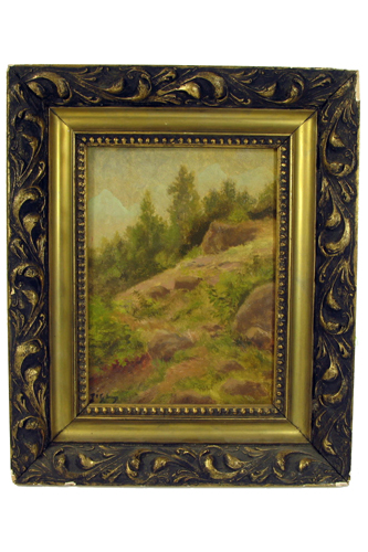 Appraisal: EUSTACE PAUL ZIEGLER oil on academy board Seattle Washington -