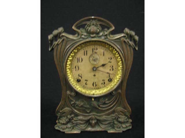 Appraisal: Seth Thomas Art Nouveau Mantle Clock scarcer eight day automatic