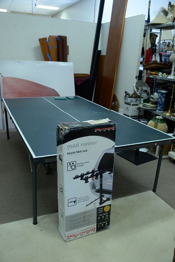 Appraisal: Two Piece Lot to include two part ping pong table