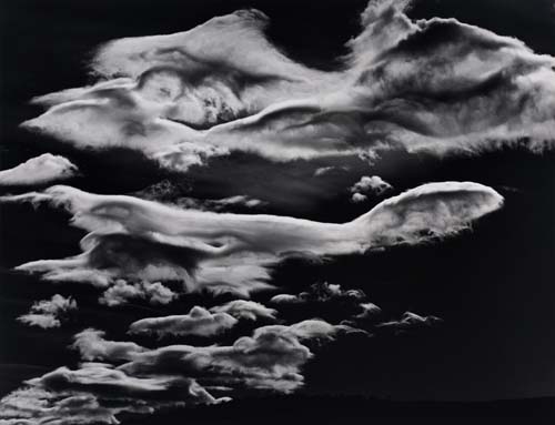 Appraisal: WESTON BRETT - Clouds Owens Valley Silver print x inches