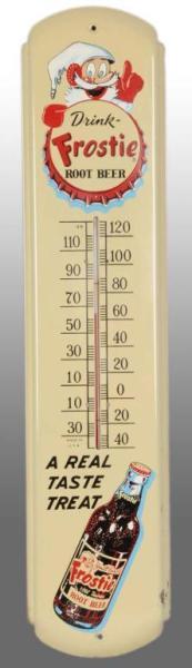 Appraisal: Tin Frostie Root Beer Thermometer Description Displays well with strong